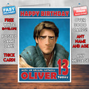 Personalised Flynn Tangled Style Inspired Cartoon Birthday Card (SA)