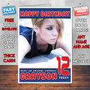 Personalised Fx 2 Celebrity Inspired Style Birthday Card (SA)
