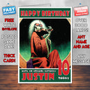 Personalised GRATEFUL DEAD Celebrity Inspired Style Birthday Card (SA)