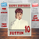 Personalised G Dragon Bigbang 2 Celebrity Inspired Style Birthday Card (SA)