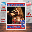 Personalised Gabriella Cilmi 1 Celebrity Inspired Style Birthday Card (SA)