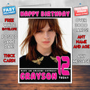 Personalised Gabrielle Aplin 1 Celebrity Inspired Style Birthday Card (SA)