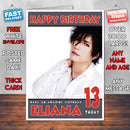 Personalised Gackt 2 Celebrity Inspired Style Birthday Card (SA)