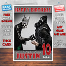 Personalised Ghost B C G Celebrity Inspired Style Birthday Card (SA)