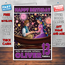 Personalised Gift For A Friend Style Inspired Cartoon Birthday Card (SA)