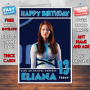 Personalised Girl's Day 1 Celebrity Inspired Style Birthday Card (SA)