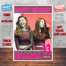 Personalised Girl's Day 2 Celebrity Inspired Style Birthday Card (SA)