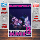 Personalised Gnomeo Juliet 1 Style Inspired Cartoon Birthday Card (SA)