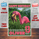 Personalised Gnomeo Juliet 2 Style Inspired Cartoon Birthday Card (SA)