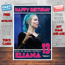 Personalised Grimes 2 Celebrity Inspired Style Birthday Card (SA)