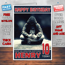 Personalised HIP HOP Dance 1 Celebrity Inspired Style Birthday Card (SA)