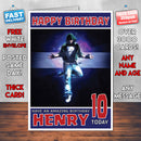 Personalised HIP HOP Dance 2 Celebrity Inspired Style Birthday Card (SA)