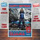Personalised HIP HOP Dance Celebrity Inspired Style Birthday Card (SA)