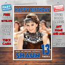Personalised Hansika Bollywood Inspired Style Birthday Card (SA)