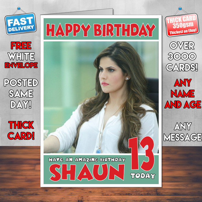 Personalised Hate Story 2 Bollywood Inspired Style Birthday Card (SA)