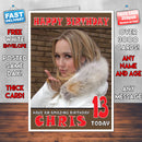 Personalised Hayden Panettiere 1 INSPIRED THEME Celebrity Birthday Card (SA)
