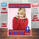 Personalised Hayden Panettiere 4 INSPIRED THEME Celebrity Birthday Card (SA)