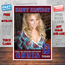 Personalised Hayden Panettiere 5 INSPIRED THEME Celebrity Birthday Card (SA)
