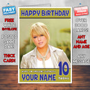 Personalised Hilary Duff 1 INSPIRED THEME Celebrity Birthday Card (SA)