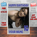 Personalised Hilary Duff 5 INSPIRED THEME Celebrity Birthday Card (SA)