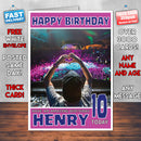 Personalised House Dj Avicii Celebrity Inspired Style Birthday Card (SA)