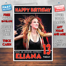 Personalised Huntress 1 Celebrity Inspired Style Birthday Card (SA)