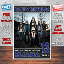 Personalised Huntress 2 Celebrity Inspired Style Birthday Card (SA)