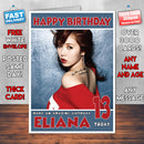 Personalised Hyuna Celebrity Inspired Style Birthday Card (SA)