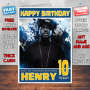 Personalised ICE CUBE Celebrity Inspired Style Birthday Card (SA)