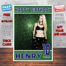 Personalised IGGY AZALEA Celebrity Inspired Style Birthday Card (SA)
