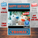 Personalised Iconicles 5 Style Theme Personalised Kidshows Birthday Card (SA)