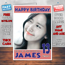 Personalised Im Yoona 2 Celebrity Inspired Style Birthday Card (SA)