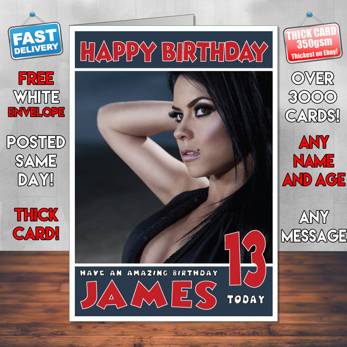 Personalised Inna 1 Celebrity Inspired Style Birthday Card (SA)