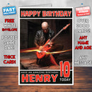 Personalised JOE SATRIANI 2 Celebrity Inspired Style Birthday Card (SA)