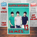 Personalised JYJ 2 Celebrity Inspired Style Birthday Card (SA)