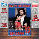 Personalised Jaanissar Bollywood Inspired Style Birthday Card (SA)