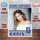 Personalised Jennifer Lopez 3 INSPIRED THEME Celebrity Birthday Card (SA)