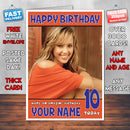Personalised Jessica Alba 3 INSPIRED THEME Celebrity Birthday Card (SA)