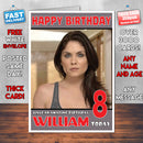 Personalised Jodi Lyn O Keefe 3 INSPIRED THEME Celebrity Birthday Card (SA)