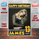 Personalised Joss Stone 1 Celebrity Inspired Style Birthday Card (SA)