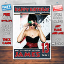 Personalised Julie 2 Celebrity Inspired Style Birthday Card (SA)