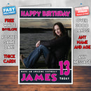 Personalised Julie Fowlis 2 Celebrity Inspired Style Birthday Card (SA)