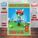 Personalised Kashebas Style Inspired Cartoon Birthday Card (SA)