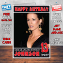 Personalised Kate Beckinsale 11 INSPIRED THEME Celebrity Birthday Card (SA)