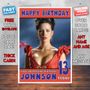 Personalised Kate Beckinsale 1 INSPIRED THEME Celebrity Birthday Card (SA)