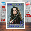 Personalised Kate Beckinsale 4 INSPIRED THEME Celebrity Birthday Card (SA)