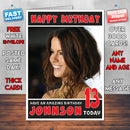Personalised Kate Beckinsale 6 INSPIRED THEME Celebrity Birthday Card (SA)