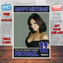 Personalised Katharine Mcphee 3 INSPIRED THEME Celebrity Birthday Card (SA)