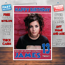 Personalised Katie Melua 1 Celebrity Inspired Style Birthday Card (SA)