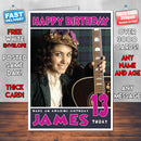 Personalised Katie Melua 2 Celebrity Inspired Style Birthday Card (SA)